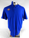 2016 San Francisco 49ers Mick Lombardi # Team Issued Blue Polo Shirt M 318