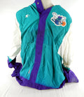 1997-98 Charlotte Hornets Game Issued Teal Warm Up Jacket 52 DP69019