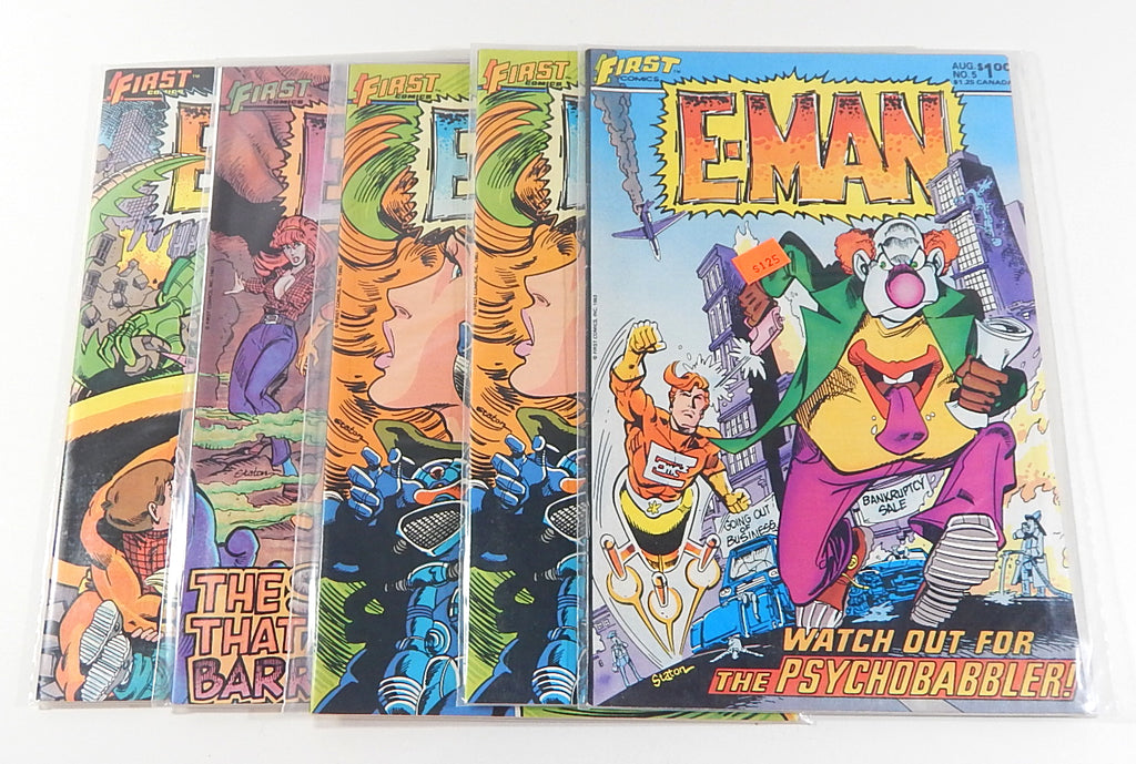 E-Man #5 10-14 20 22 23 24 + Original E-Man #1-7 Lot (20 Comics) First 1983 Pic2