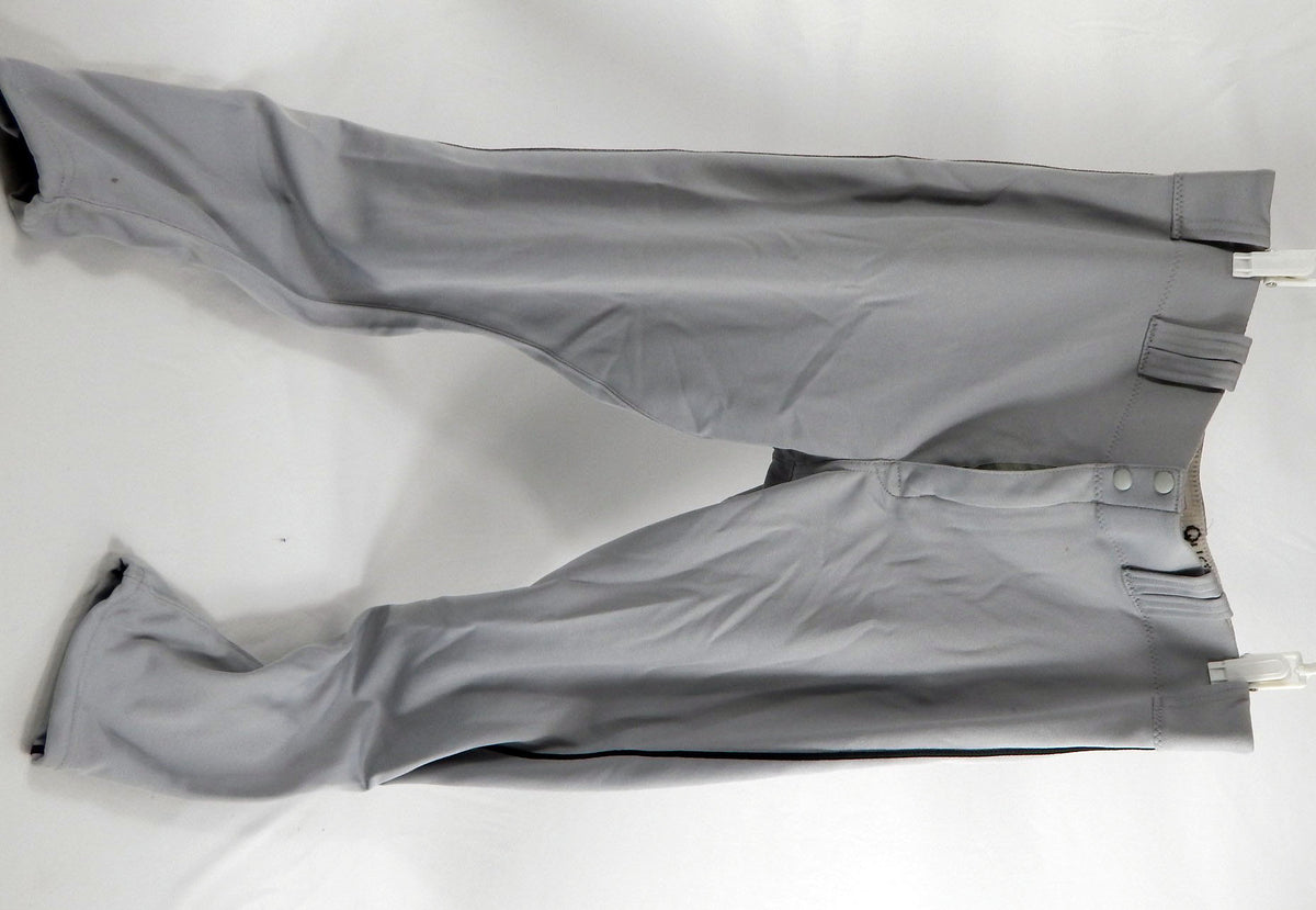 2012 Miami Marlins Tony Perez #24 Game Used Grey Baseball Pants Size 38 218