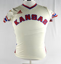 Kansas Jayhawks Game Issued Cream Jersey Womens Soccer S 335