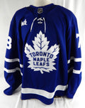 2022-23 Toronto Maple Leafs T.J. Brodie #78 Game Issued Blue Jersey Milk Patch 5