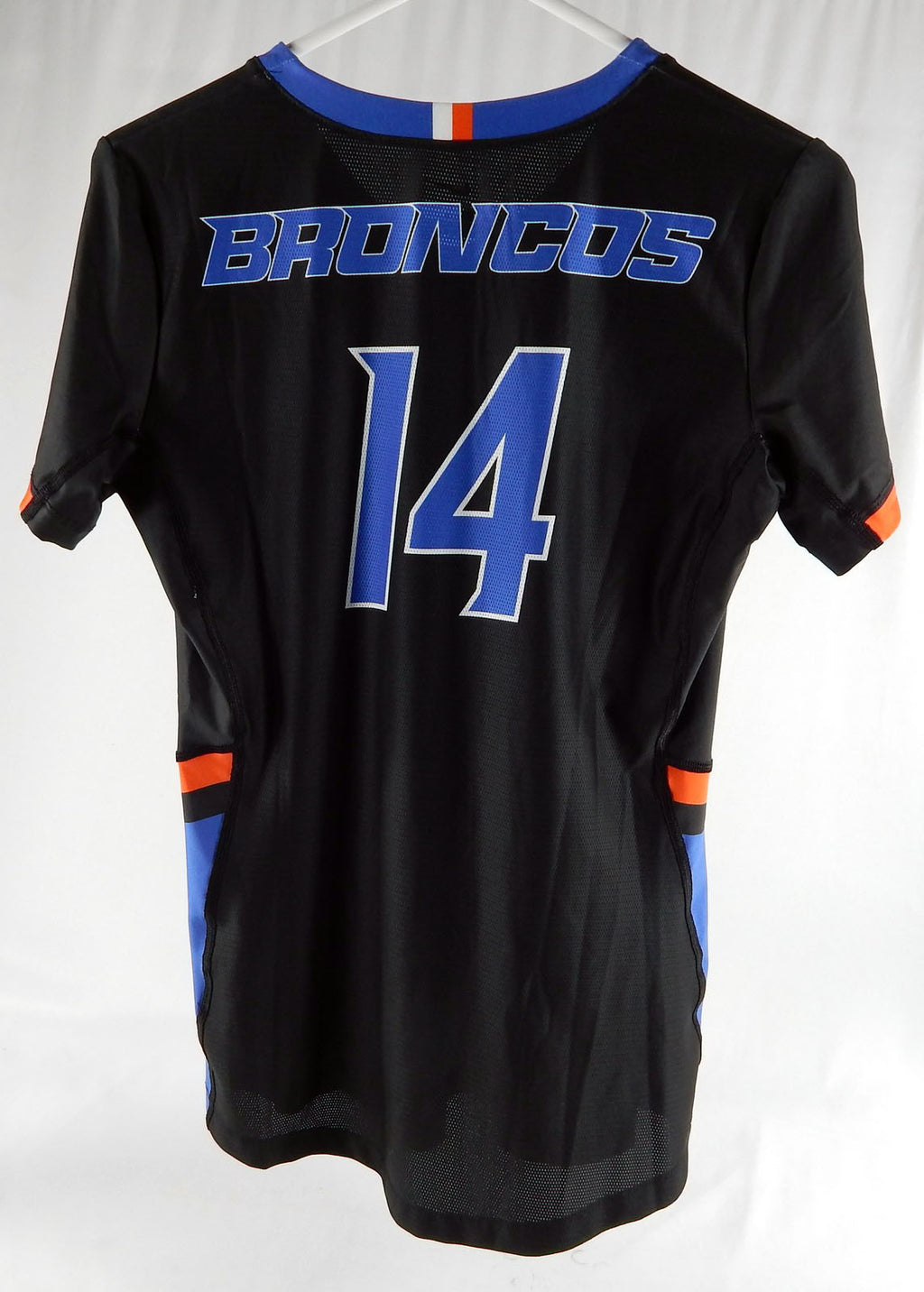 2019 Boise State Broncos #14 Game Used Black Jersey Womens Soccer M 021 Pic2