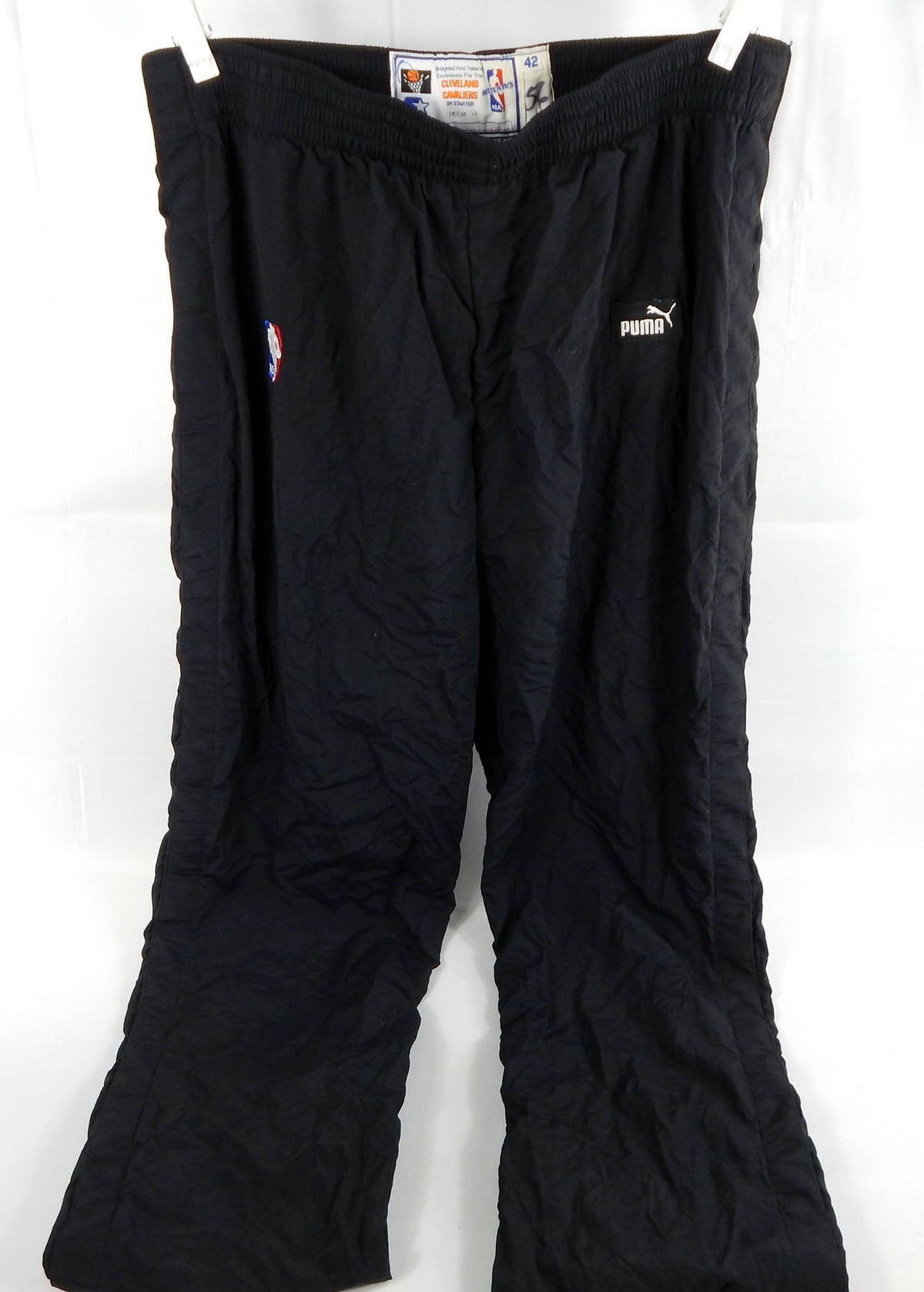 1997-99 Cleveland Cavaliers #56 Game Used Black Warm Up Pants 42 435