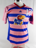 2015 Kansas Jayhawks #17 Game Used Pink Jersey Womens Soccer L 338