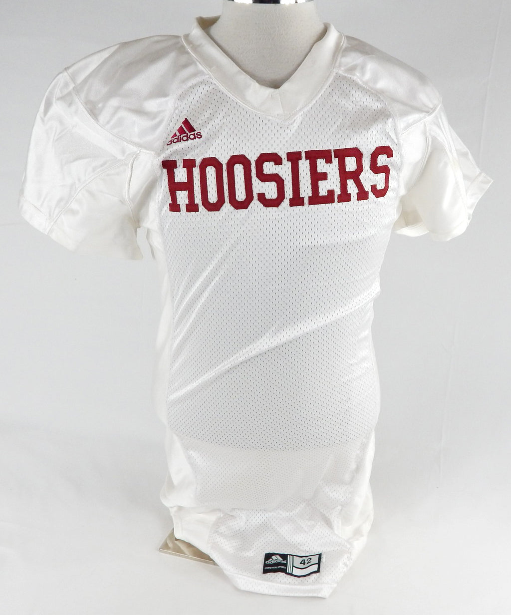 2004 Indiana Hoosiers Blank Game Issued White Jersey 42 813