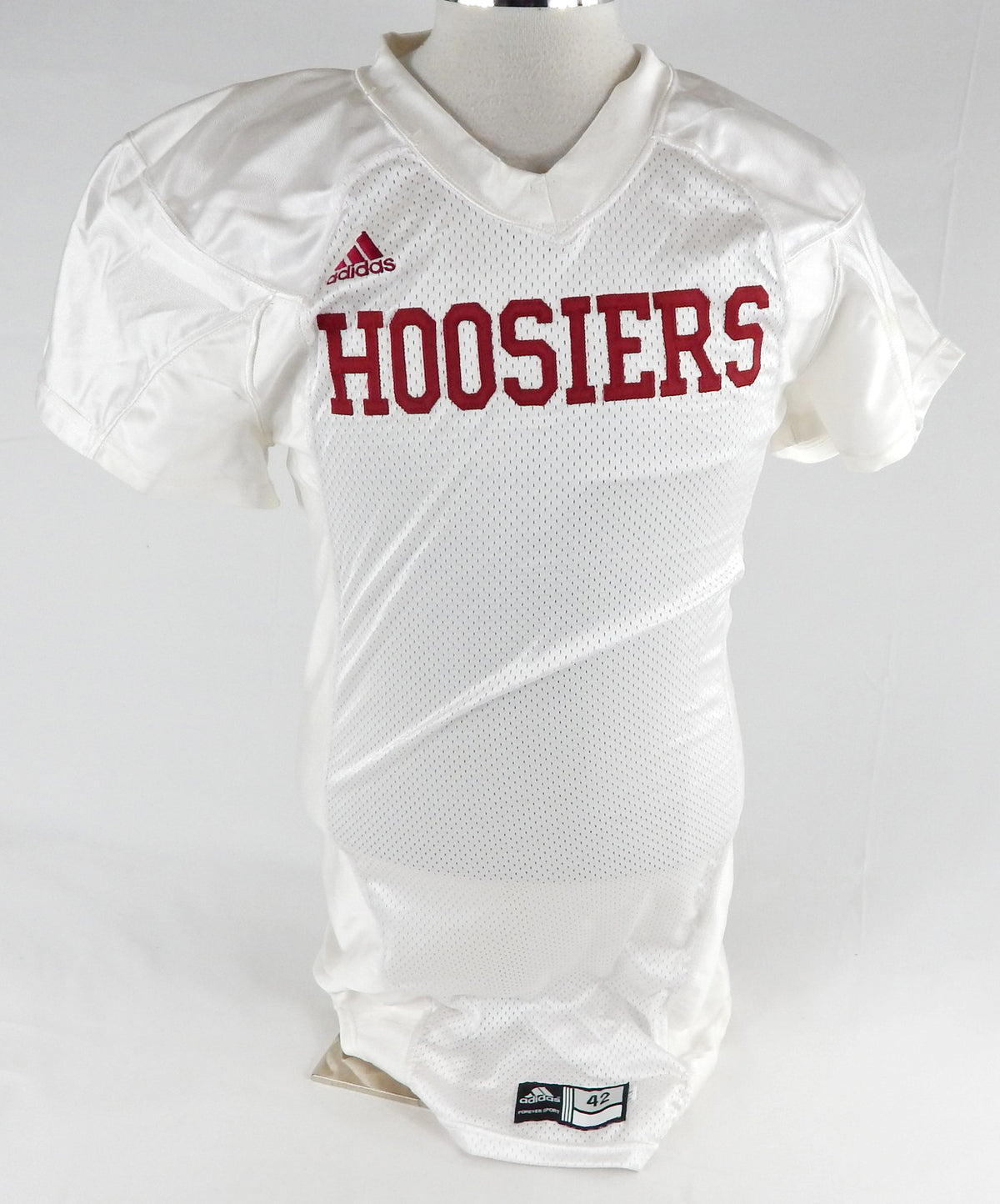 2004 Indiana Hoosiers Blank Game Issued White Jersey 42 813
