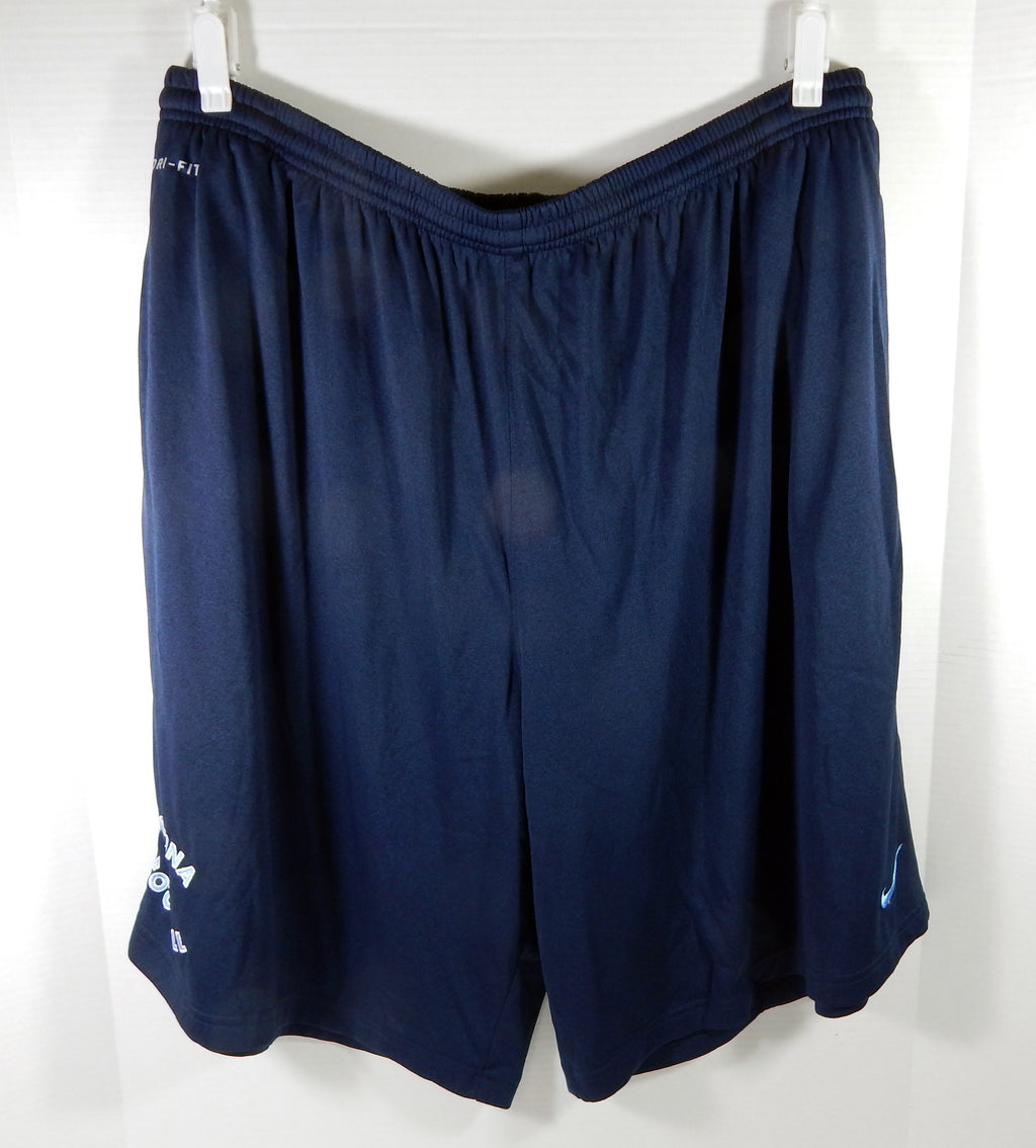2013 North Carolina Tar Heels UNC Team Issued Blue Training Short Football 4XL 1