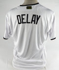 2021 Pittsburgh Pirates Jason Delay Game Issued White Jersey Memorial Day 46 16