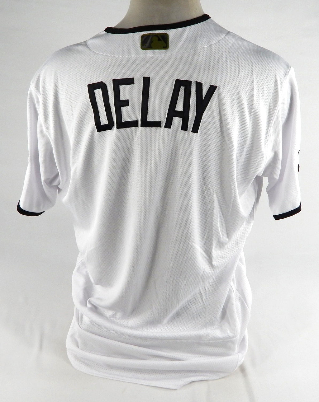 2021 Pittsburgh Pirates Jason Delay Game Issued White Jersey Memorial Day 46 16 Pic2