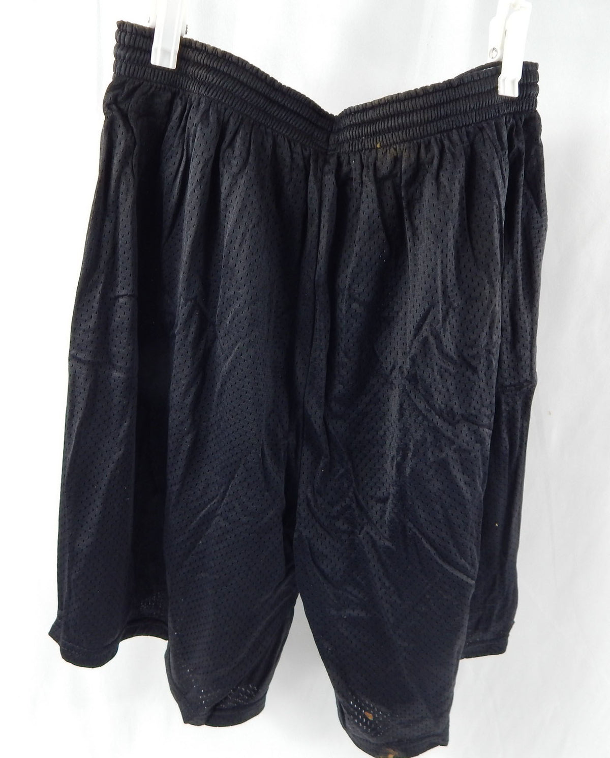 1990s Philadelphia 76ers Team Issued Black Practice Shorts XL 009 Pic2