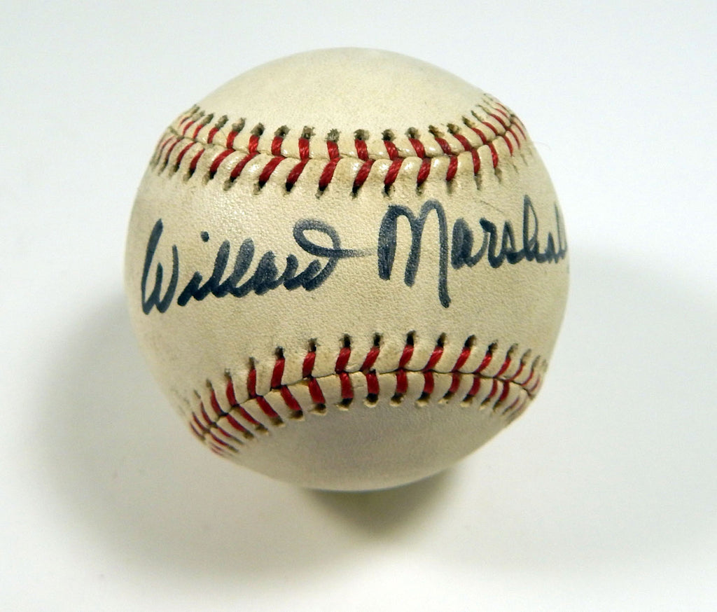 Willard Marshall Signed Baseball Auto DP03936