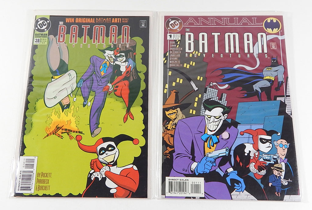 Batman Adventures #25 28 + Annual #1 Comic Lot DC 1994 Harley Quinn App Cover Pic2