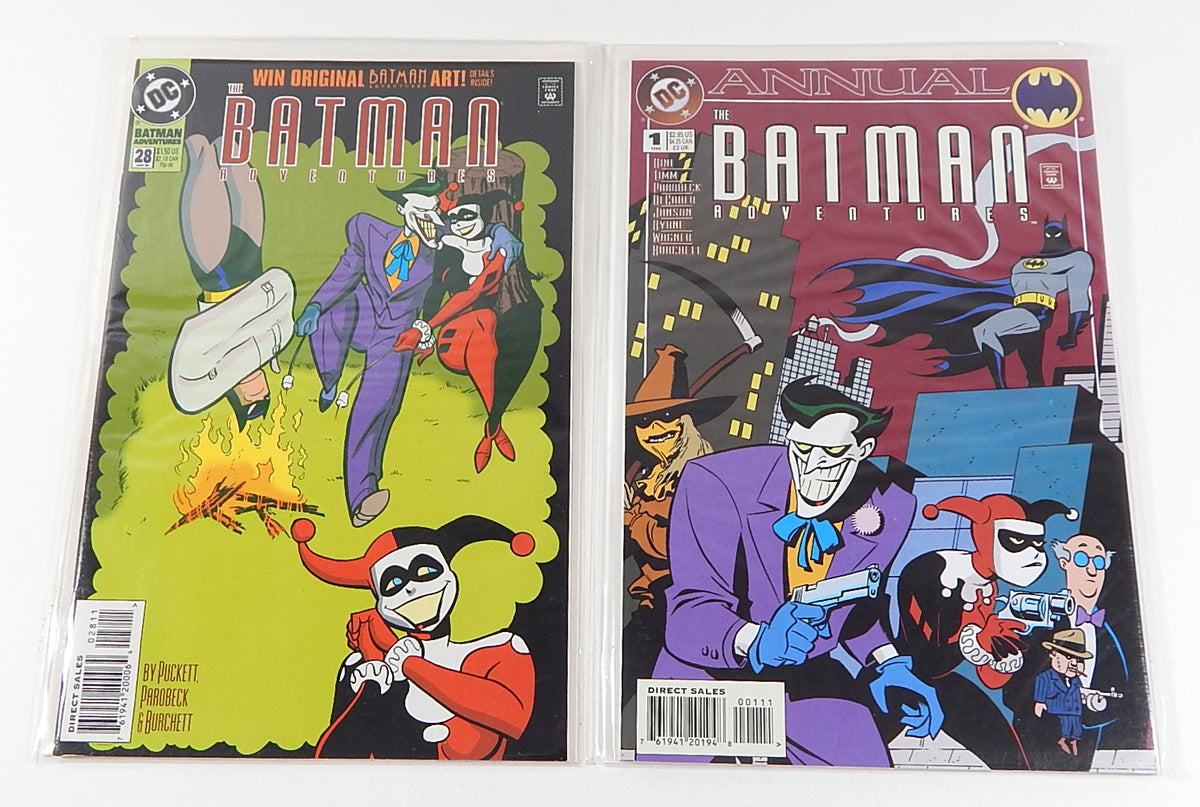 Batman Adventures #25 28 + Annual #1 Comic Lot DC 1994 Harley Quinn App Cover Pic2