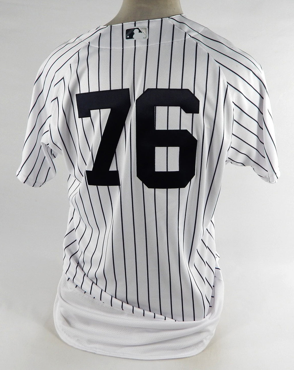 New York Yankees Jhony Brito #76 Game Issued White Jersey 44 DP73931