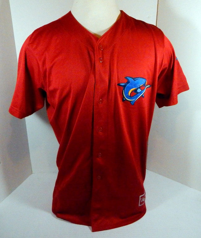 Clearwater Threshers #41 Game Used Red Jersey 48 CWT0078 Pic2