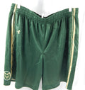 2013 Colorado State Rams Game Issued Green Practice Shorts 3XL 013