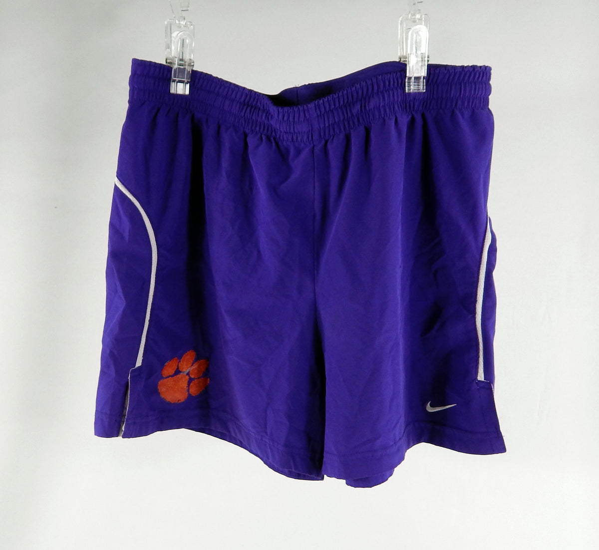 Clemson Tigers Game Used Purple Shorts DP70478