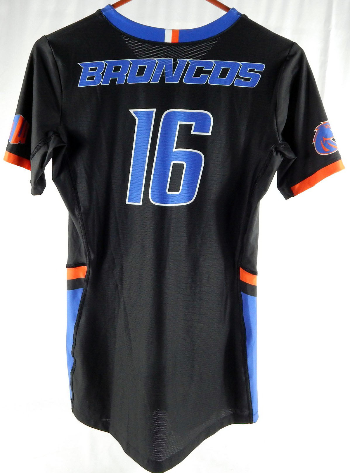 2019 Boise State Broncos #16 Game Used Black Jersey Womens Soccer MT 032 Pic2