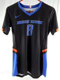 2019 Boise State Broncos #8 Game Used Black Jersey Womens Soccer M 033