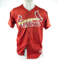 2015 St Louis Cardinals #15 Game Used Red Jersey OT Patch Minor League DP70380