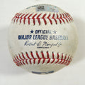 2021 San Francisco Giants at Colorado Rockies Game Used Baseball Solano Single 7