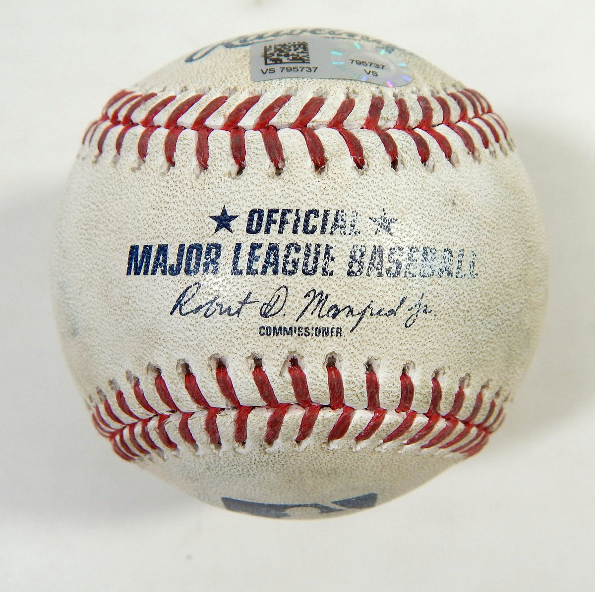 2021 San Francisco Giants at Colorado Rockies Game Used Baseball Solano Single 7