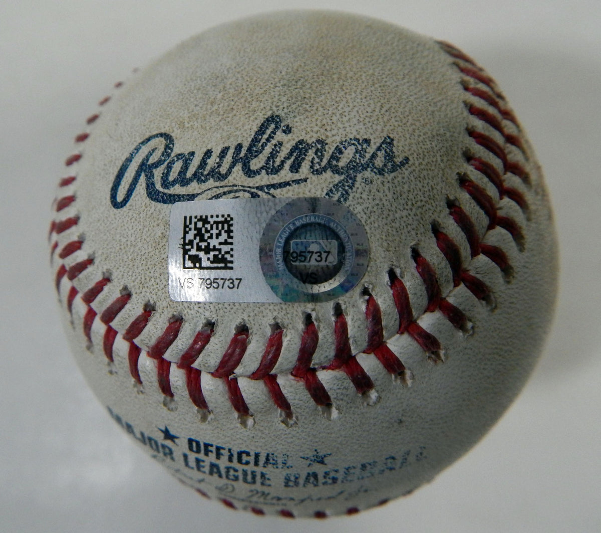 2021 San Francisco Giants at Colorado Rockies Game Used Baseball Solano Single 7 Pic2
