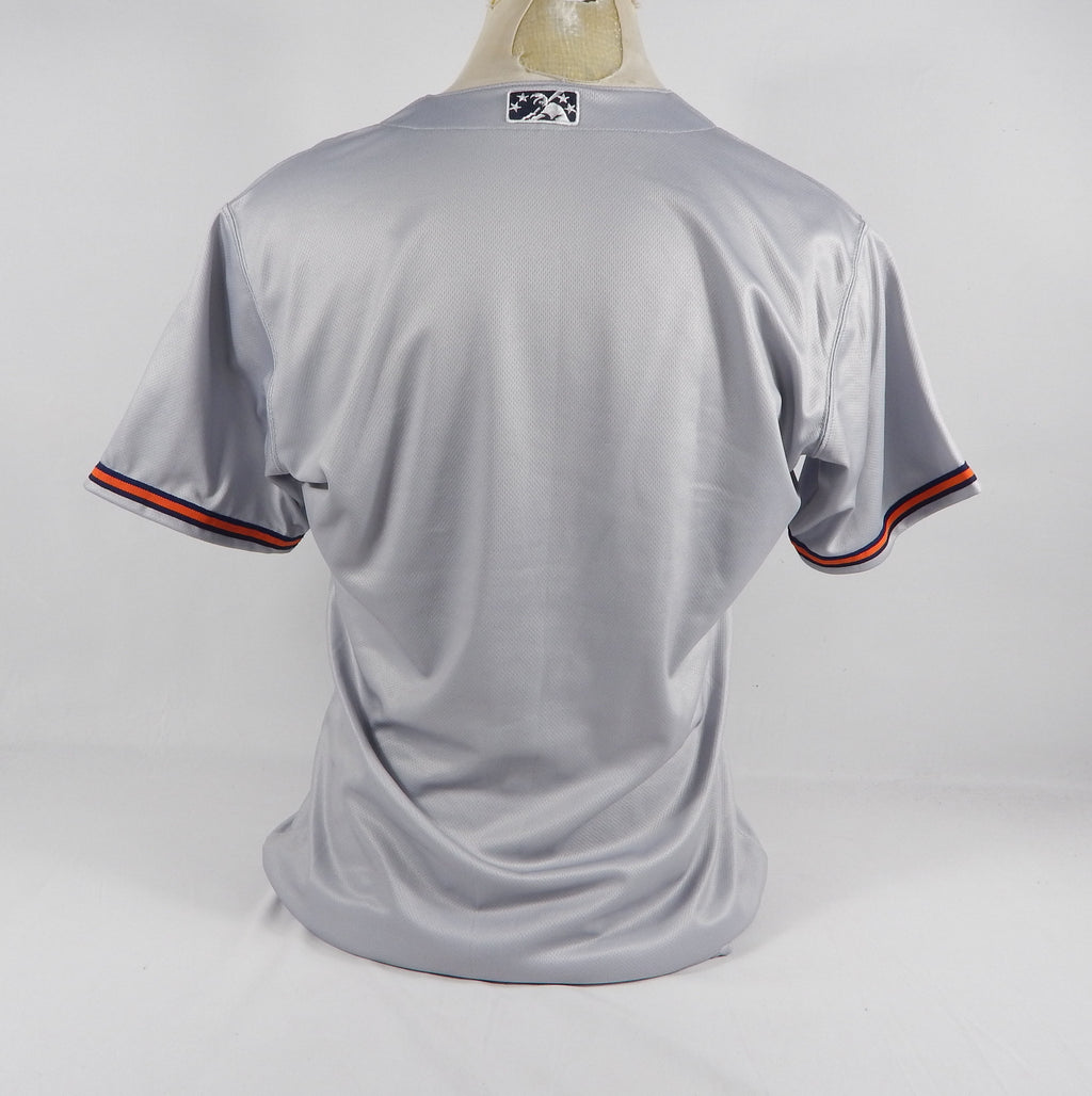 2023 Las Vegas Aviators Blank Game Issued Grey Jersey 42 712850S Pic2