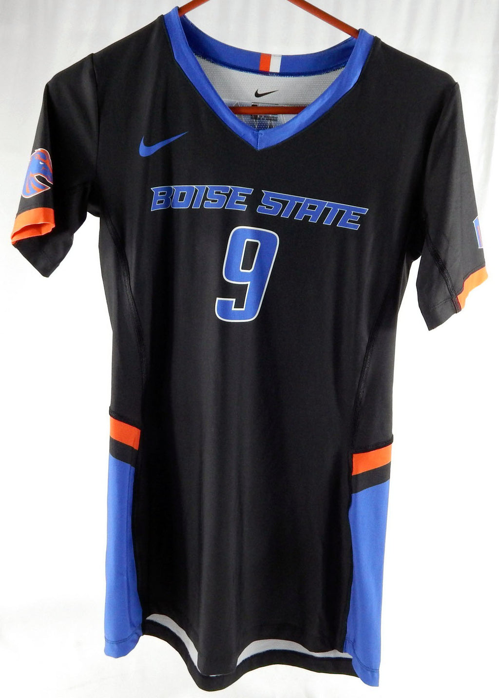 2019 Boise State Broncos #9 Game Used Black Jersey Womens Soccer MT 035