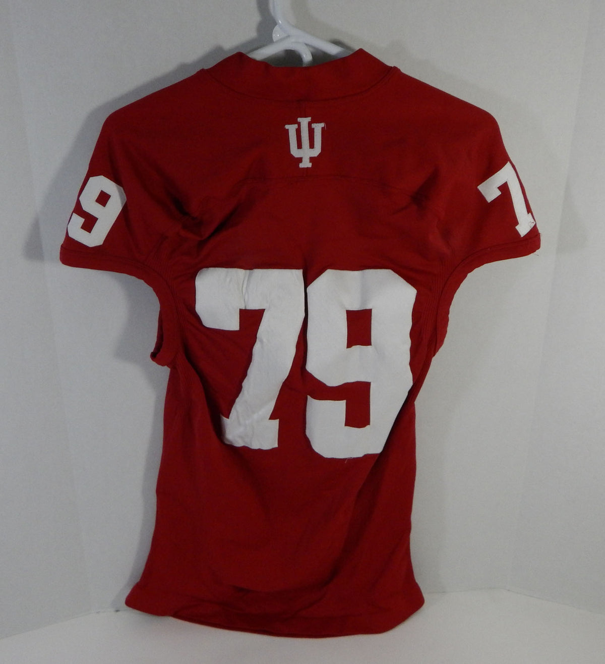 2012 Indiana Hoosiers #79 Game Used Red Jersey Nameplate Removed L DP14073 Pic2