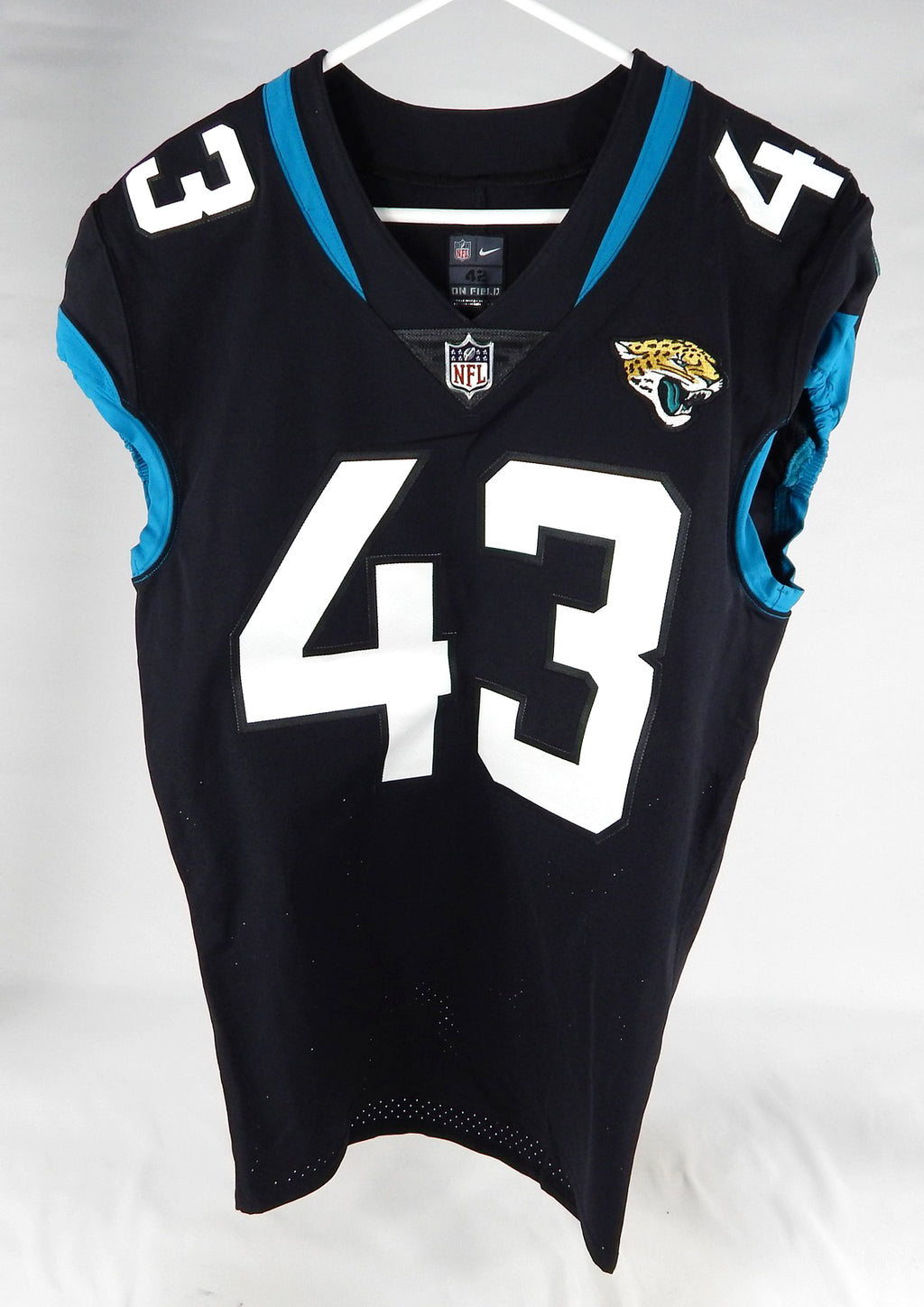 2020 Jacksonville Jaguars #43 Game Issued Black Jersey NP R 42 DP74997