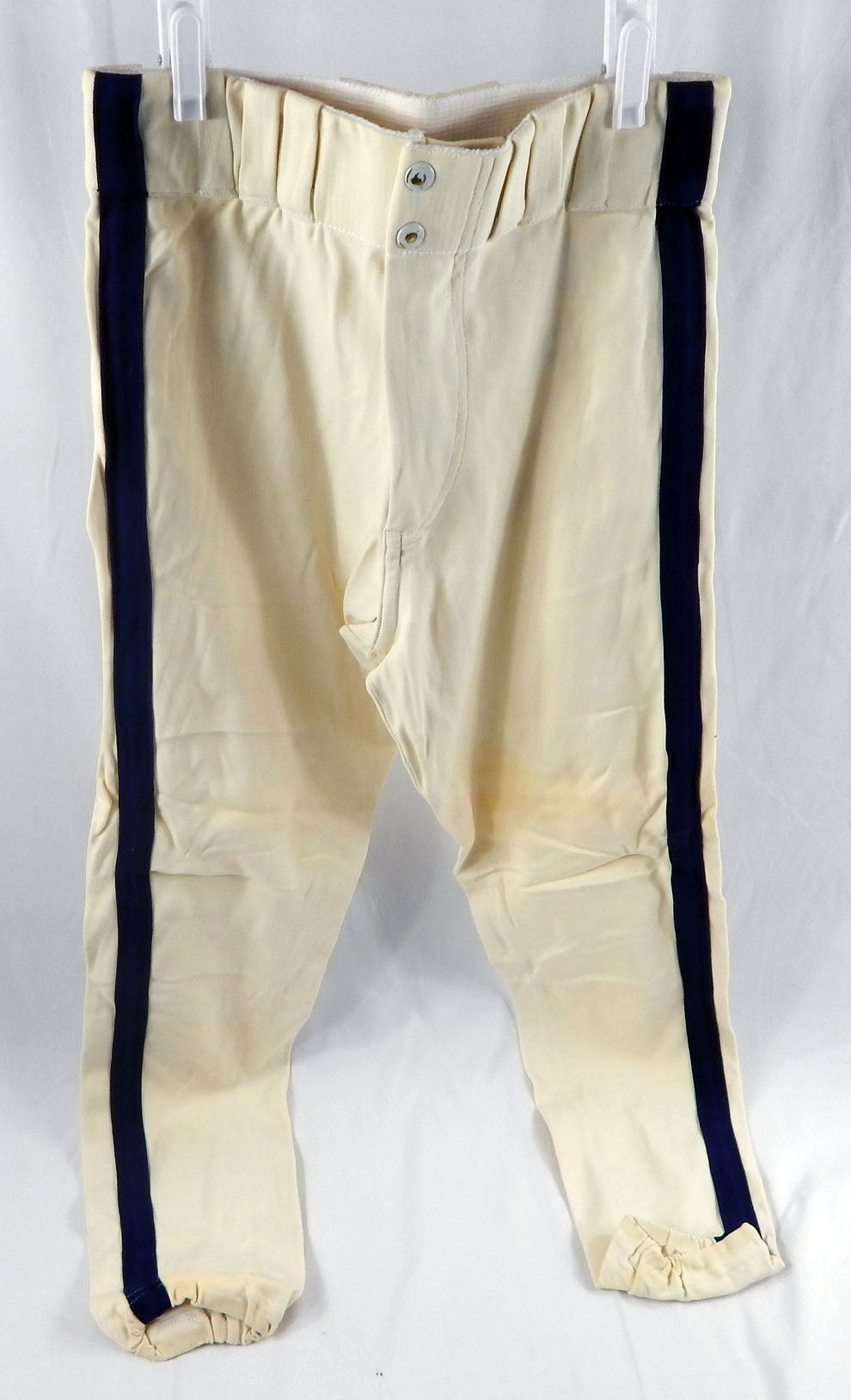 1993 Houston Astros Kevin Bass #17 Game Used Cream Baseball Pants 32-30 DP112828