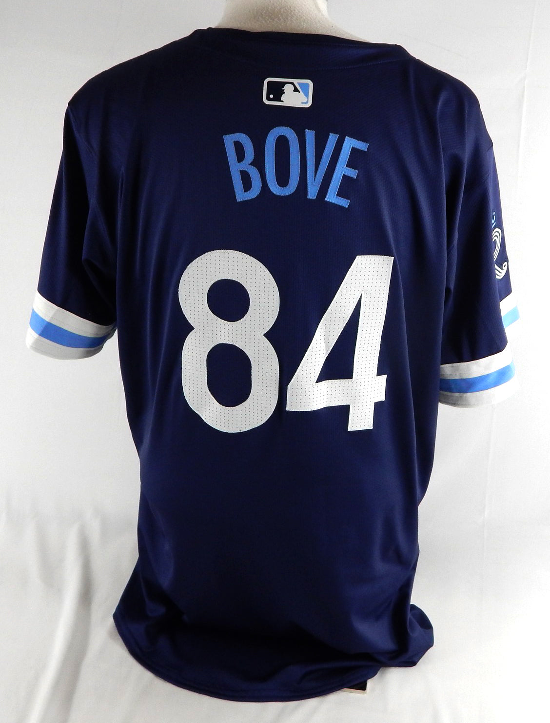 2025 Kansas City Royals Zach Bove #84 Game Issued Navy Jersey City Connect 48 56 Pic2