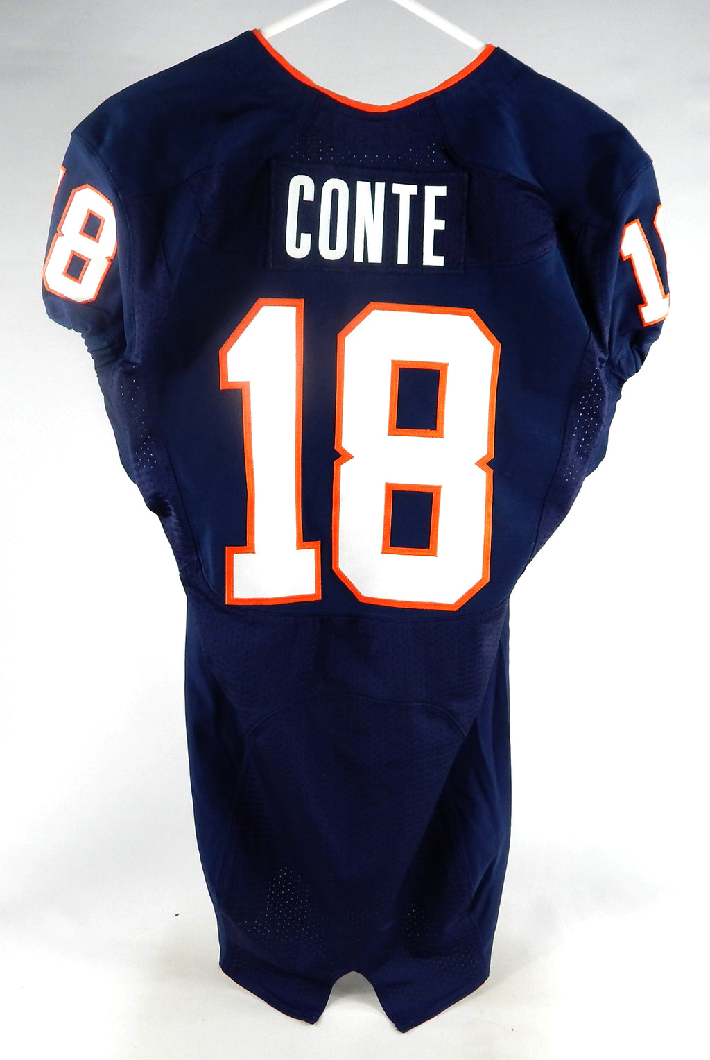 2015 Virginia Cavaliers Nicholas Conte #18 Game Used Navy Jersey 40 993