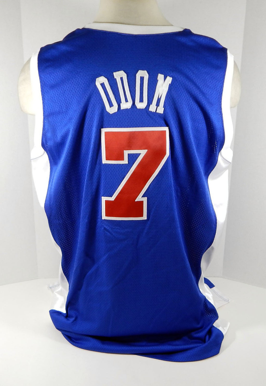 2002-03 Los Angeles Clippers Lamar Odom #7 Game Used Blue Jersey DP05028