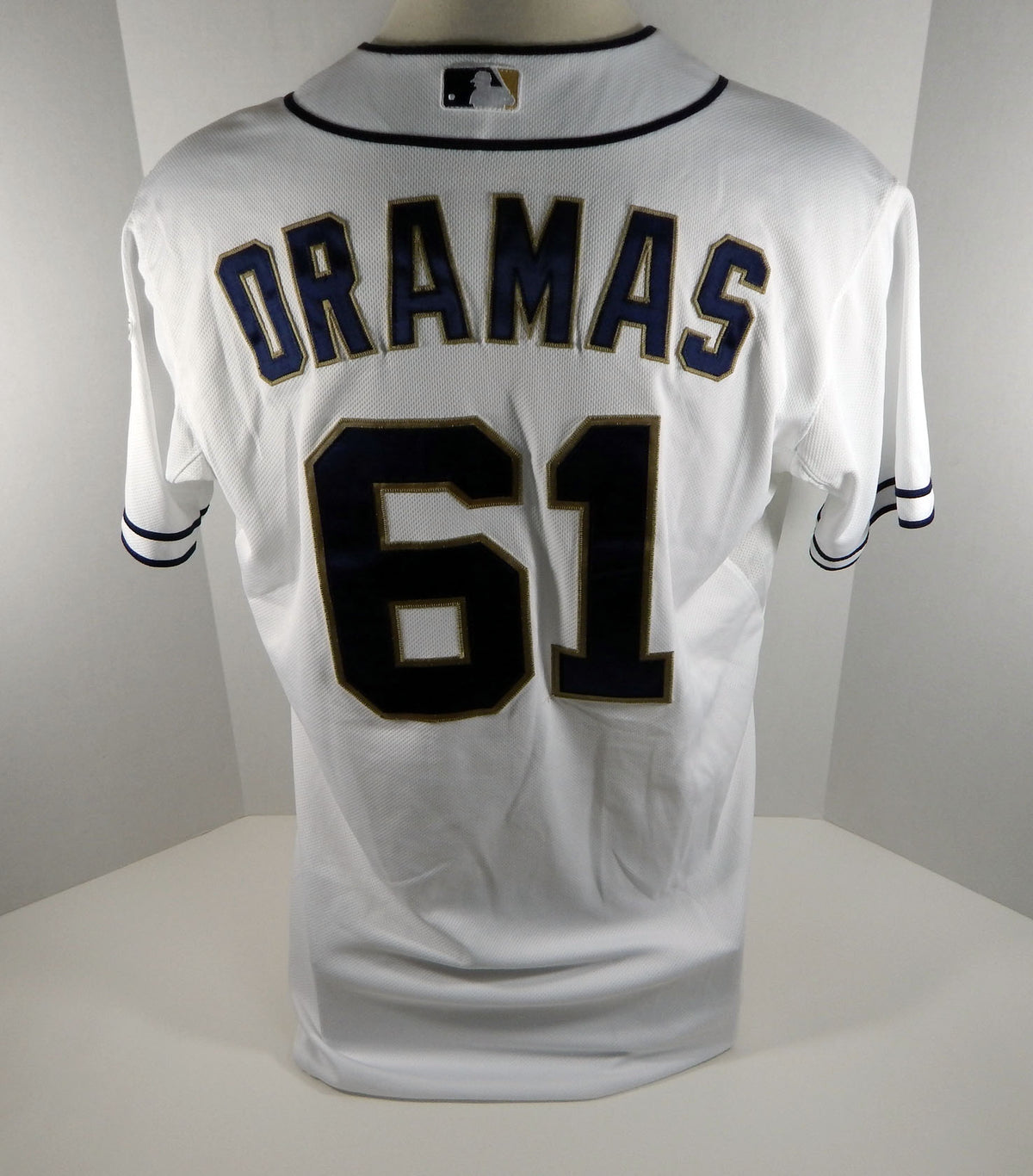 2012 San Diego Padres Juan Oramas #61 Game Used White Jersey