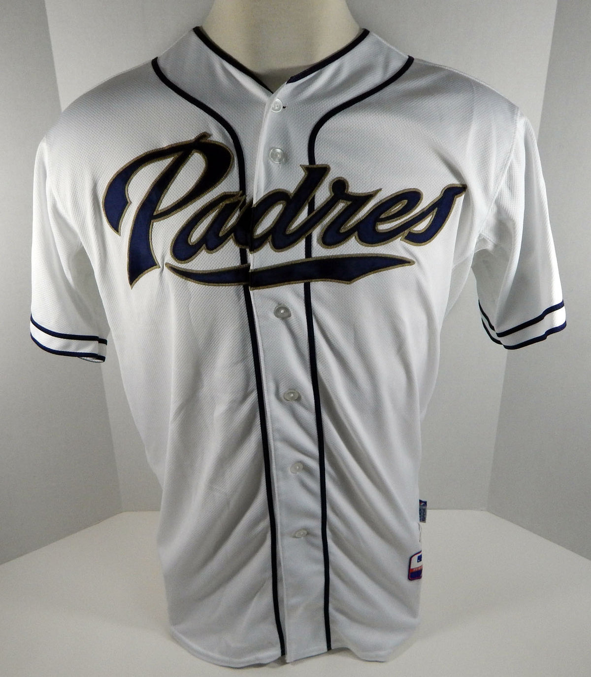2012 San Diego Padres Juan Oramas #61 Game Used White Jersey Pic2