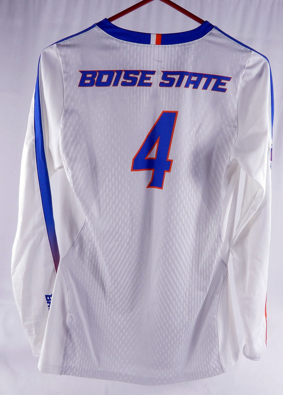 2018 Boise State Broncos #4 Game Used White Jersey Womens Soccer MT 038 Pic2