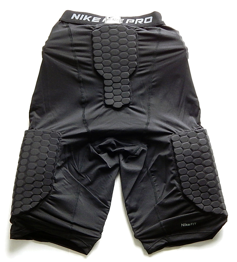 Nike Pro Team Protective Padded Compression Shorts Men XXXL Black Dri-Fit New