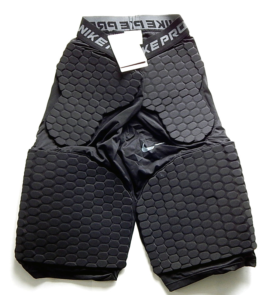Nike Pro Team Protective Padded Compression Shorts Men XXXL Black Dri-Fit New Pic2