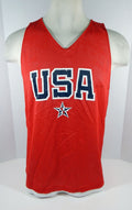 Team USA Basketball Blank # Game Issued Red Reversible Practice Jersey XL 335