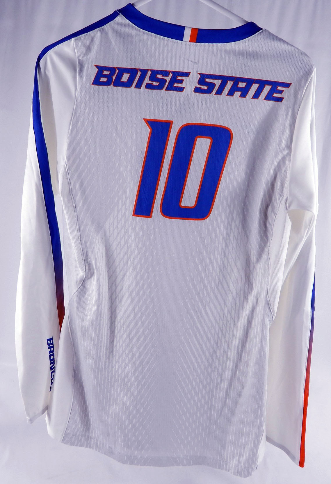 2018 Boise State Broncos #10 Game Used White Jersey Womens Soccer MT 039 Pic2