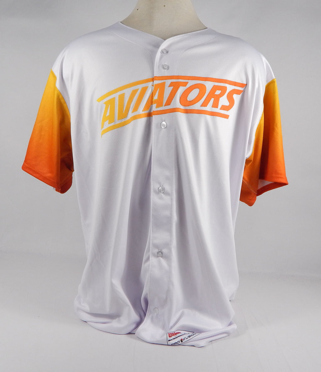 2019 Las Vegas Aviators Blank Game Issued White Jersey 56 712856S