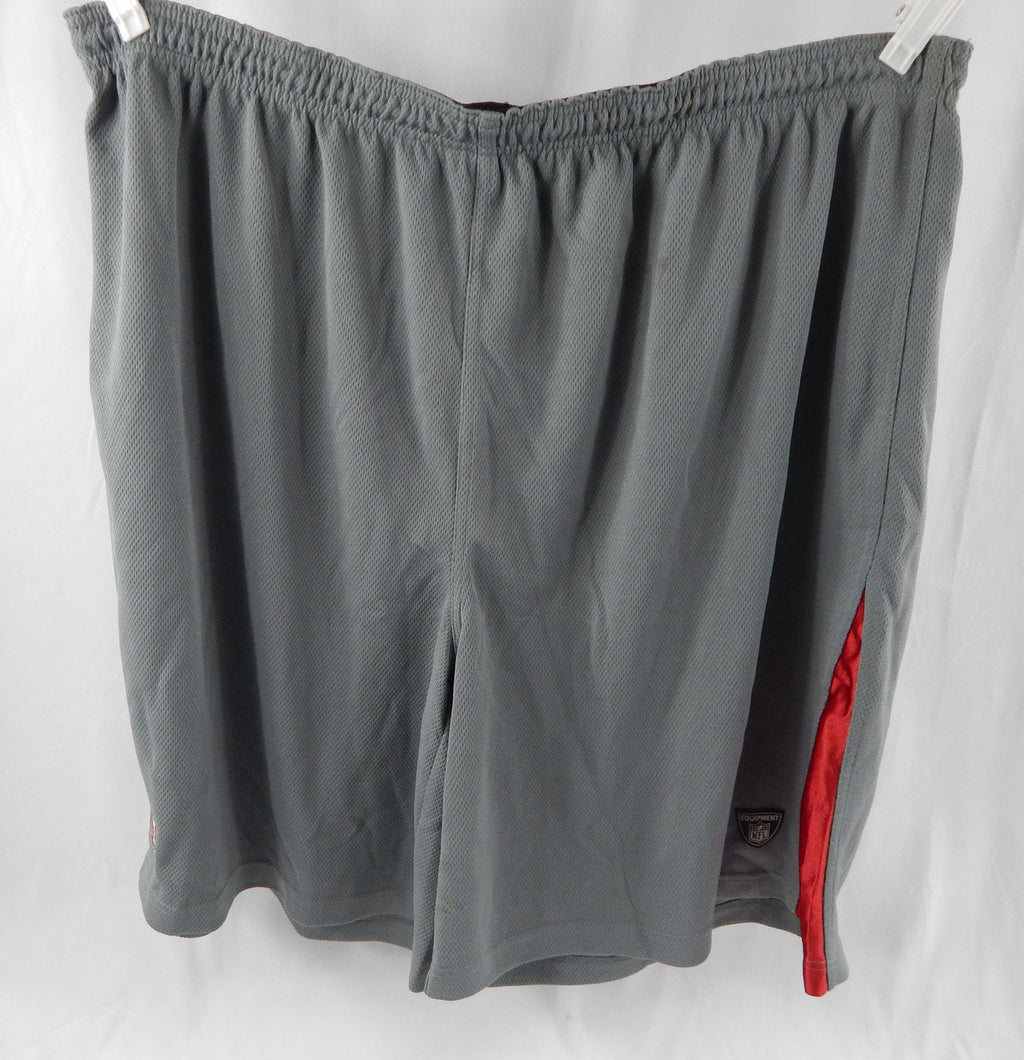 2011 San Francisco 49ers Game Issued Grey Training Shorts 3XLT 023