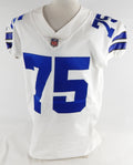 2018 Dallas Cowboys Ty Nsekhe #75 Game Issued White Jersey 48 784
