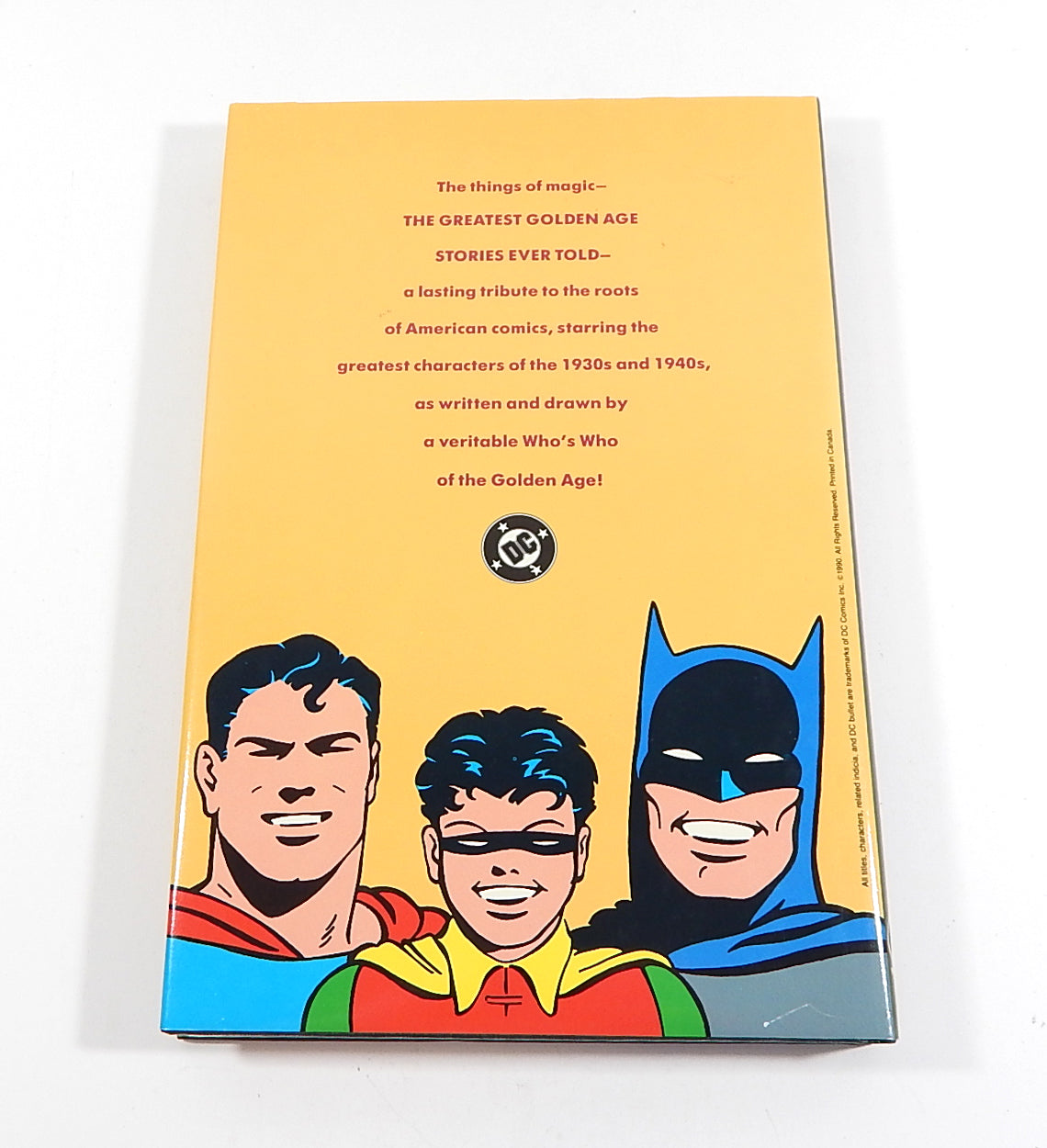 The Greatest Golden Age Stories Ever Told TPB Graphic Novel DC 1990 Hardcover Pic2
