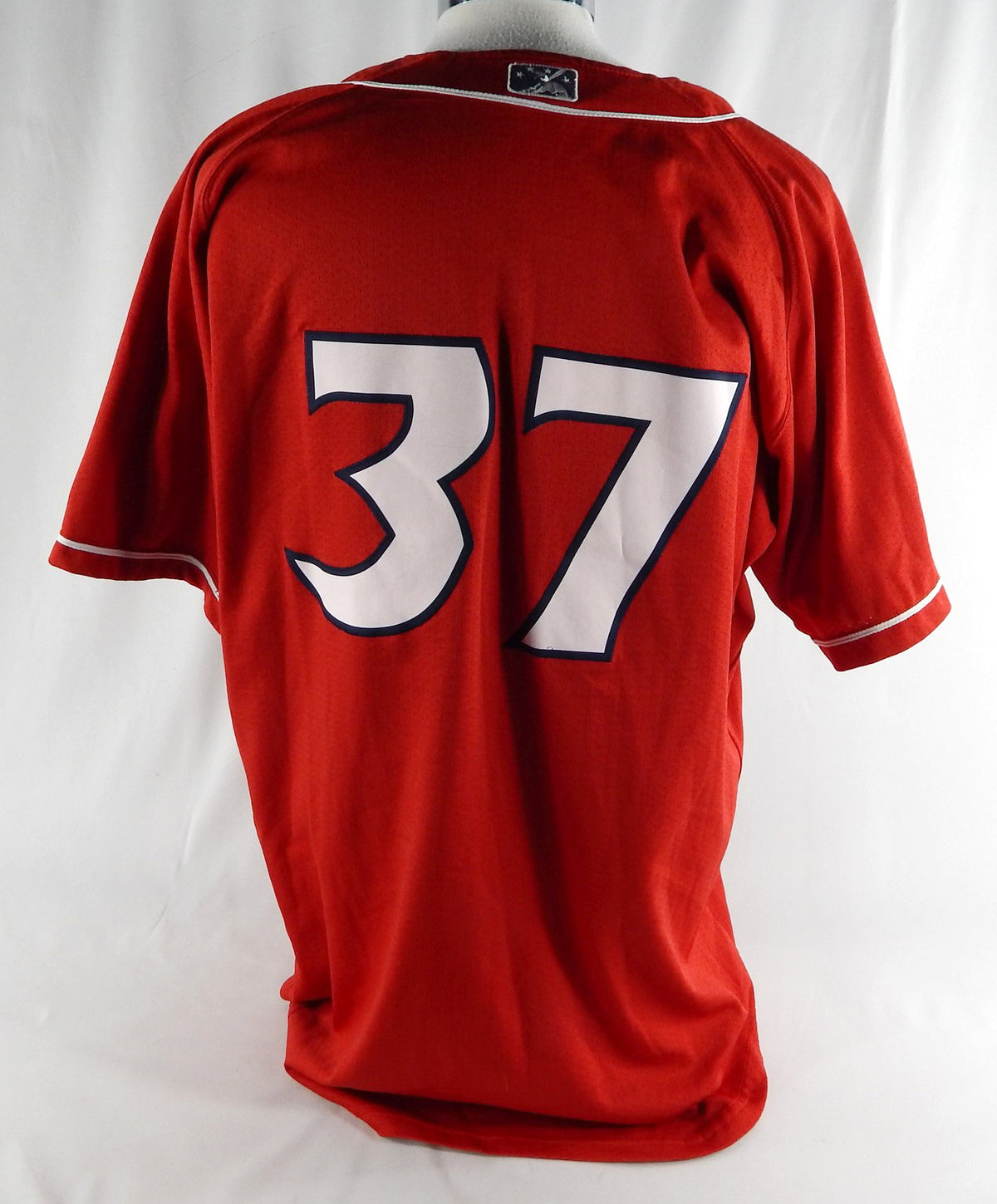 Lakewood BlueClaws #37 Game Used Red Jersey XXL 831 Pic2
