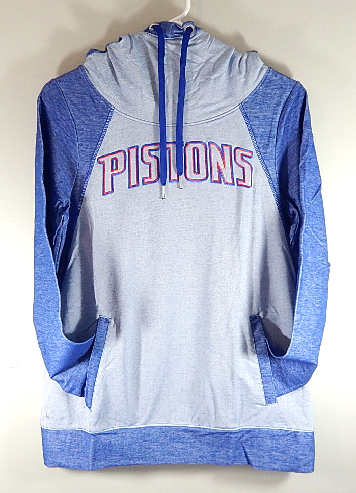 Detroit Pistons Brave NBA For Her Antigua Hoodie Sweatshirt Ladies M Royal New