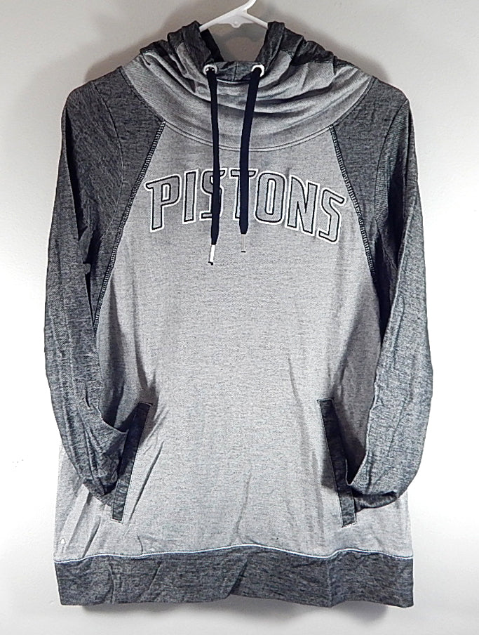 Detroit Pistons Brave NBA For Her Antigua Hoodie Sweatshirt Ladies XL Black New